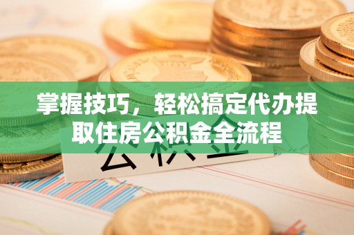 西陵掌握技巧，轻松搞定代办提取住房公积金全流程